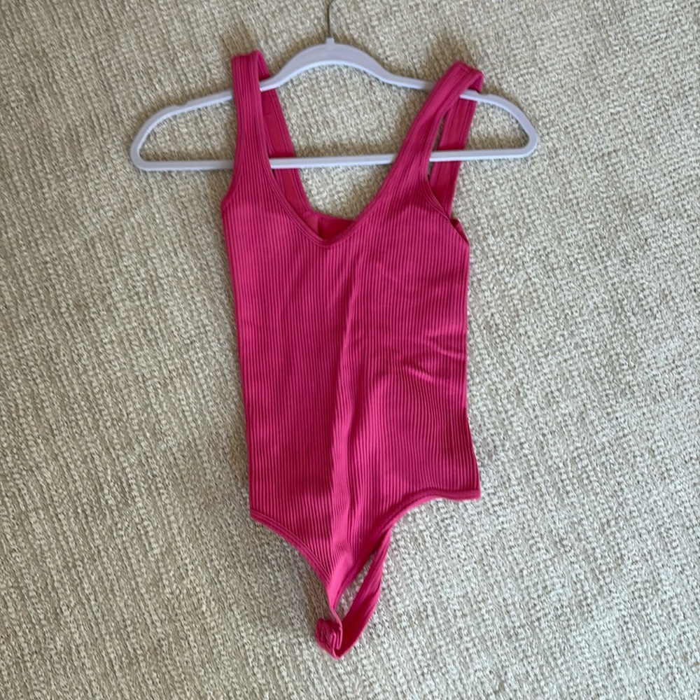 Pink bodysuit